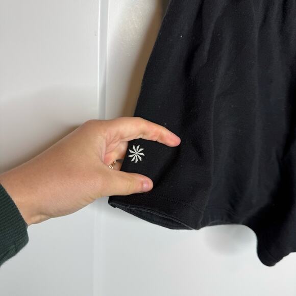 Athleta Girl All Day 2” Pull On Elastic Shorts Black Size Medium 8/10 - Picture 5 of 7